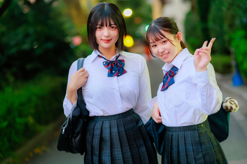 三葉まこ、虹村ゆみ ビジュアル - ゆみ&まこ