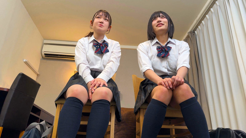 三葉まこ、虹村ゆみ 誘惑シーン - ゆみ&まこ