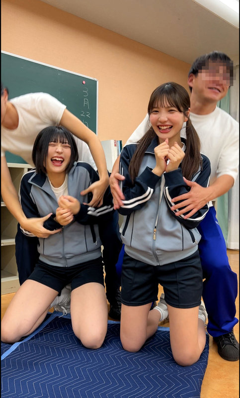 佐藤愛瑠、虹村ゆみ 誘惑シーン - める＆ゆみ