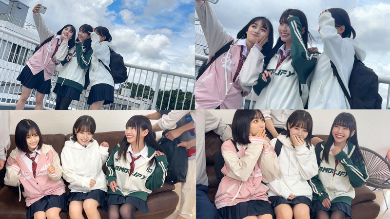 柏木こなつ、花音うらら、雫月心桜 ビジュアル - こなつ＆こはる＆うらら@裏垢J